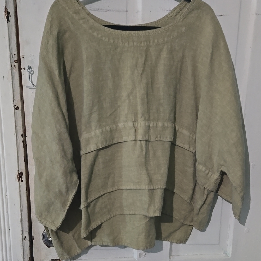 Olive Green Women's Top